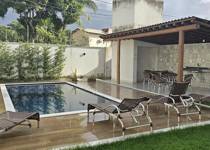 Casa Harmonia - 03 quartos sendo 01 suíte, próximo da praia, com piscina e área de churrasco Porto Seguro